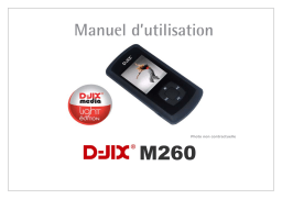 D-JIX M260 Light Edition Manuel utilisateur