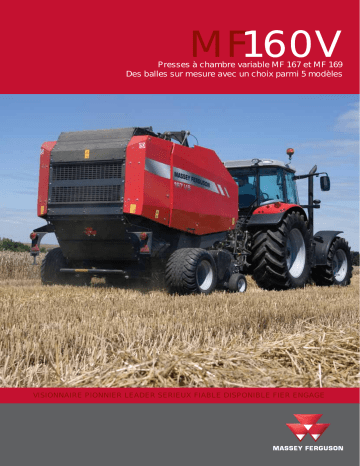 Manuel du propriétaire | MASSEY FERGUSON MF160V Manuel utilisateur | Fixfr