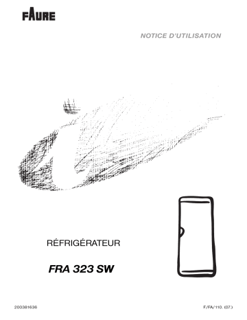 Manuel du propriétaire | Faure FRA323SW Manuel utilisateur | Fixfr