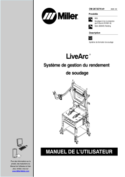 Miller LIVEARC WELDING PERFORMANCE MANAGEMENT SYSTEM Manuel utilisateur