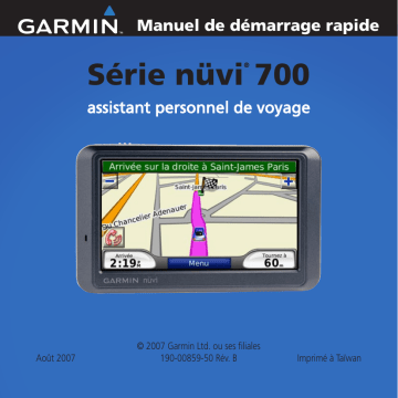 Manuel du propriétaire | Garmin nuvi 760 Manuel utilisateur | Fixfr