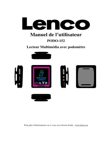 Mode d'emploi | Lenco Podo 152 Manuel utilisateur | Fixfr