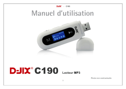 D-JIX C190 Manuel utilisateur