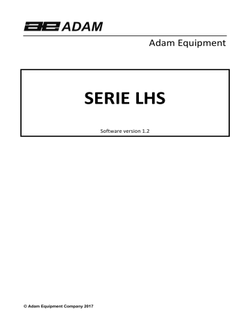 Adam Equipment LHS Crane Scale Manuel utilisateur | Fixfr