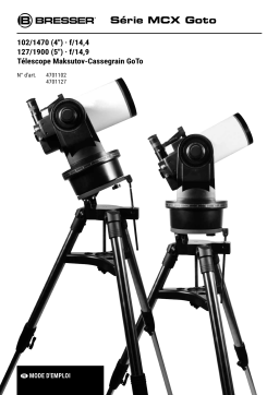 Bresser Messier MCX-127 GoTo Telescope EQ/AZ Manuel utilisateur