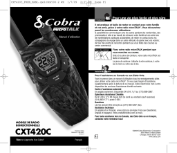 Cobra CXT420C Manuel utilisateur