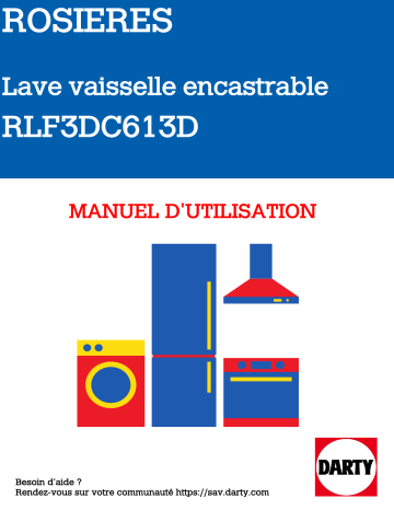 Manuel du propriétaire | ROSIERES RLF3DC613DRLF 3DC34DRLF 3T61PWDF-47 Manuel utilisateur | Fixfr