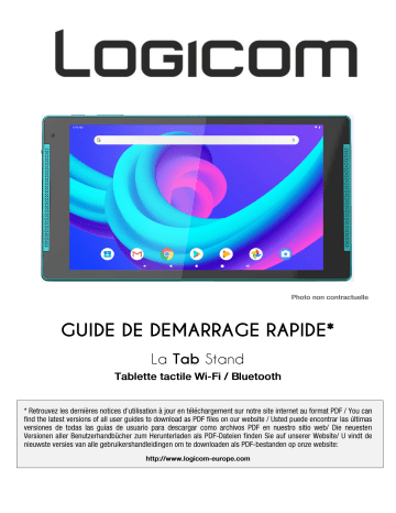 Guide de démarrage rapide | Logicom La Tab Stand Manuel utilisateur | Fixfr