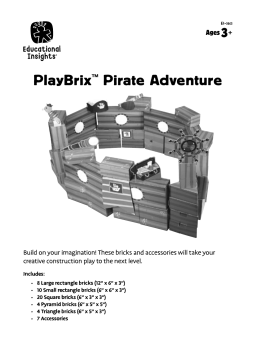 Educational Insights Playbrix™ Pirate Adventure Manuel utilisateur