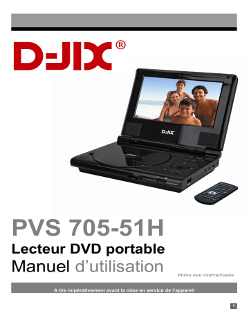 Manuel du propriétaire | D-JIX PVS 705-79CRG Manuel utilisateur | Fixfr