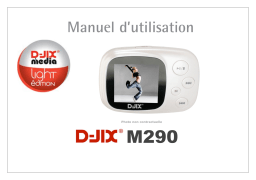 D-JIX M290 FM Manuel utilisateur