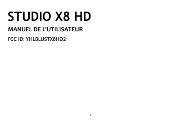 Blu Studio X8 HD Manuel du propriétaire | Fixfr