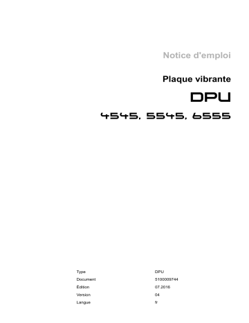 DPU6555Hesh | DPU4545Heh US | DPU4545Heh | DPU5545He | DPU5545Heap | DPU 6555H | DPU5545Hec | DPU5545Hech US | DPU5545Hech | DPU4545He | DPU4545Hec | DPU4545Hech US | DPU4545Hech | DPU 4545H | DPU6555Hecs | Wacker Neuson DPU6555Hech US Reversible Vibratory Plate Manuel utilisateur | Fixfr