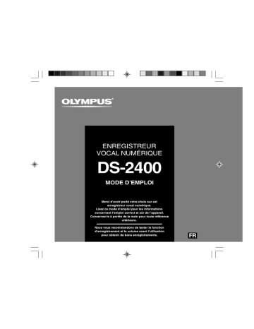 142015 - DS 2400 1 GB Digital Voice Recorder | Olympus DS-2400 Manuel utilisateur | Fixfr