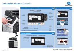 Konica Minolta BIZHUB C284E Manuel utilisateur