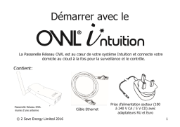 OWL Network Gateway Manuel utilisateur