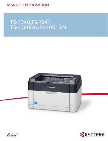 Manuel du propriétaire | KYOCERA ECOSYS M3540ECOSYS M3550IDNECOSYS M3560IDN Manuel utilisateur | Fixfr