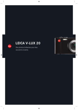 Leica V-Lux 20 Manuel utilisateur