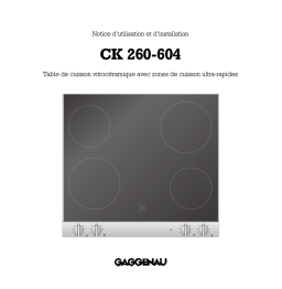 Gaggenau CK260604 Manuel utilisateur