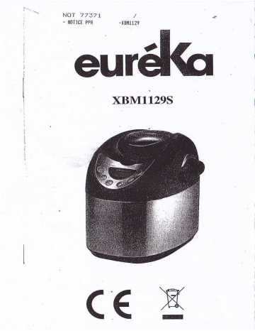 Manuel du propriétaire | Eureka XBM-1129S Manuel utilisateur | Fixfr