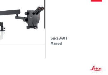 Manuel du propriétaire | Leica A60F Manuel utilisateur | Fixfr