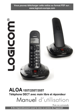 Logicom ALOA 150ALOA 155TALOA 250ALOA 255TALOA 350 Manuel utilisateur