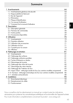 Smeg SF109S Manuel utilisateur