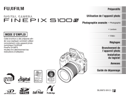 Fuji FINEPIX S1OO FS Manuel utilisateur