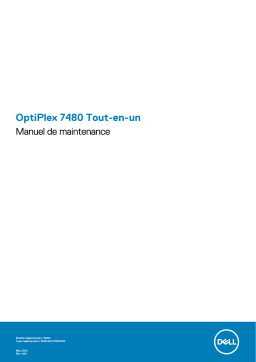 Dell OptiPlex 7480 All In One desktop Manuel du propriétaire