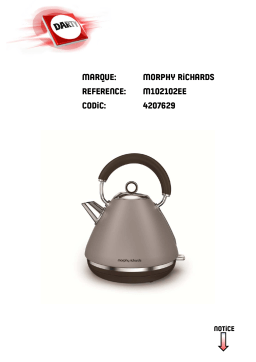 Morphy Richards M101402EE Manuel utilisateur