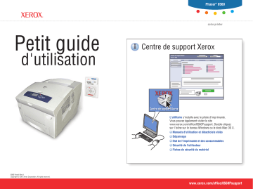 Xerox 8560 Phaser Mode d'emploi | Fixfr