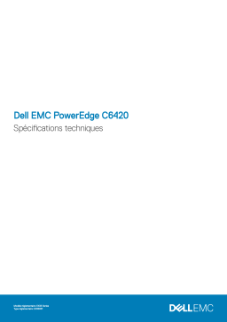 Dell PowerEdge C6420 server spécification