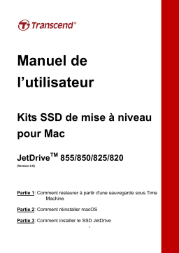 Transcend JetDrive 820 Manuel utilisateur