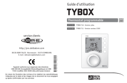 DELTA DORE TYBOX Manuel utilisateur