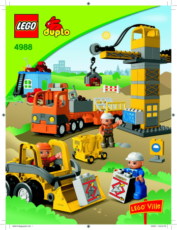 Guide d'installation | Lego 4988 Construction Site Manuel utilisateur | Fixfr