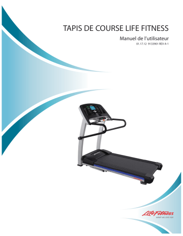 Manuel du propriétaire | Life Fitness F1 Treadmill Manuel utilisateur | Fixfr