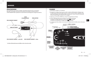 CTEK MXS 7.0 EU Manuel du propriétaire | Fixfr