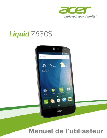 T04 | Z630S | Mode d'emploi | Acer Liquid Z630 S Manuel utilisateur | Fixfr