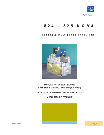 Manuel du propriétaire | SIT 824 NOVA Manuel utilisateur | Fixfr