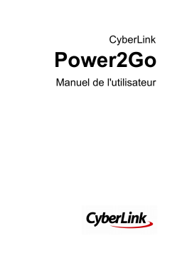 CyberLink Power2Go 9 Manuel utilisateur