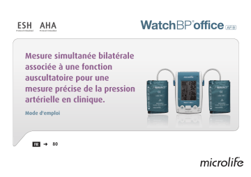 Microlife WatchBP Office AFIB Office blood pressure monitor Manuel utilisateur | Fixfr