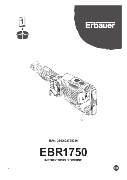 Erbauer EBR1750 Mode d'emploi