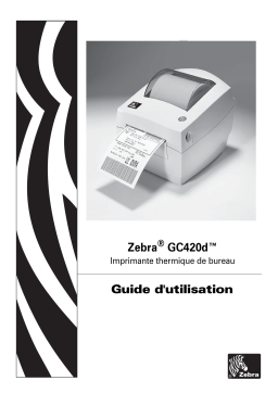 Zebra GC420d Manuel utilisateur