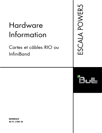 Bull Power 5 - RIO or InfiniBand Manuel utilisateur | Fixfr