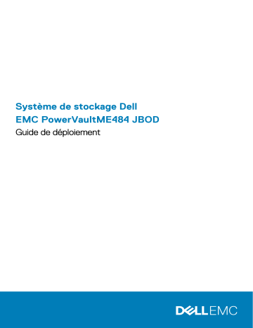 Mode d'emploi | Dell EMC PowerVault ME484 storage Manuel utilisateur | Fixfr