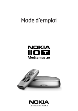 Nokia 110T Manuel utilisateur