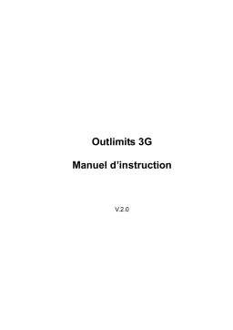 ITT OutLimits 3G Manuel utilisateur