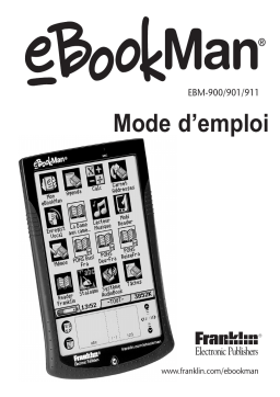 Franklin EBM-901 Manuel utilisateur