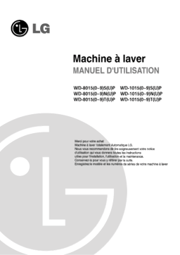 LG WD-10152TUP Manuel du propriétaire