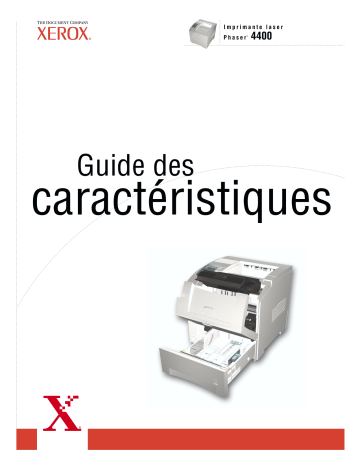 Manuel du propriétaire | Xerox PHASER 4400 Manuel utilisateur | Fixfr